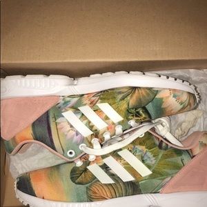 Adidas Originals Zx Flux Pink Floral